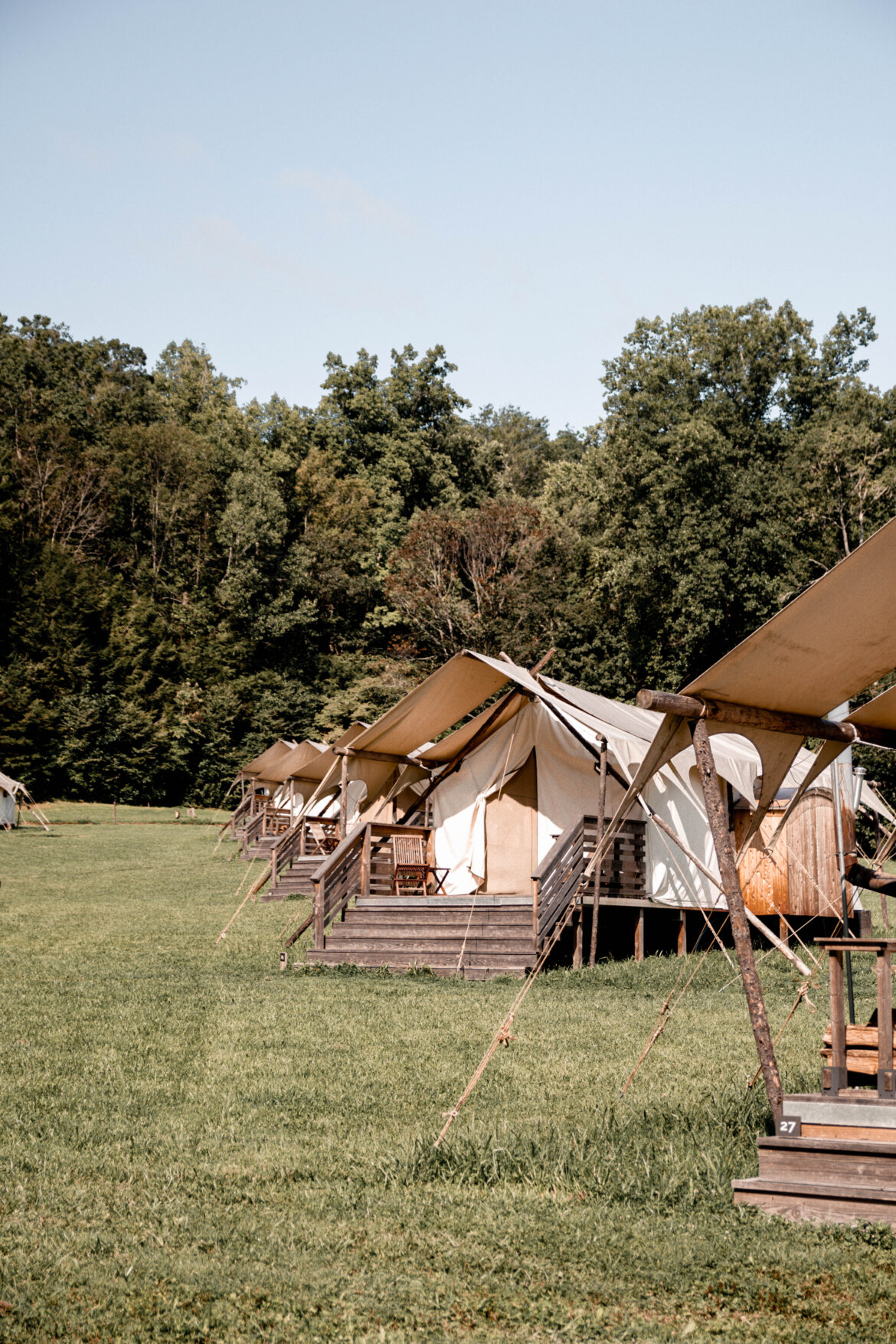 under canvas smoky mountains