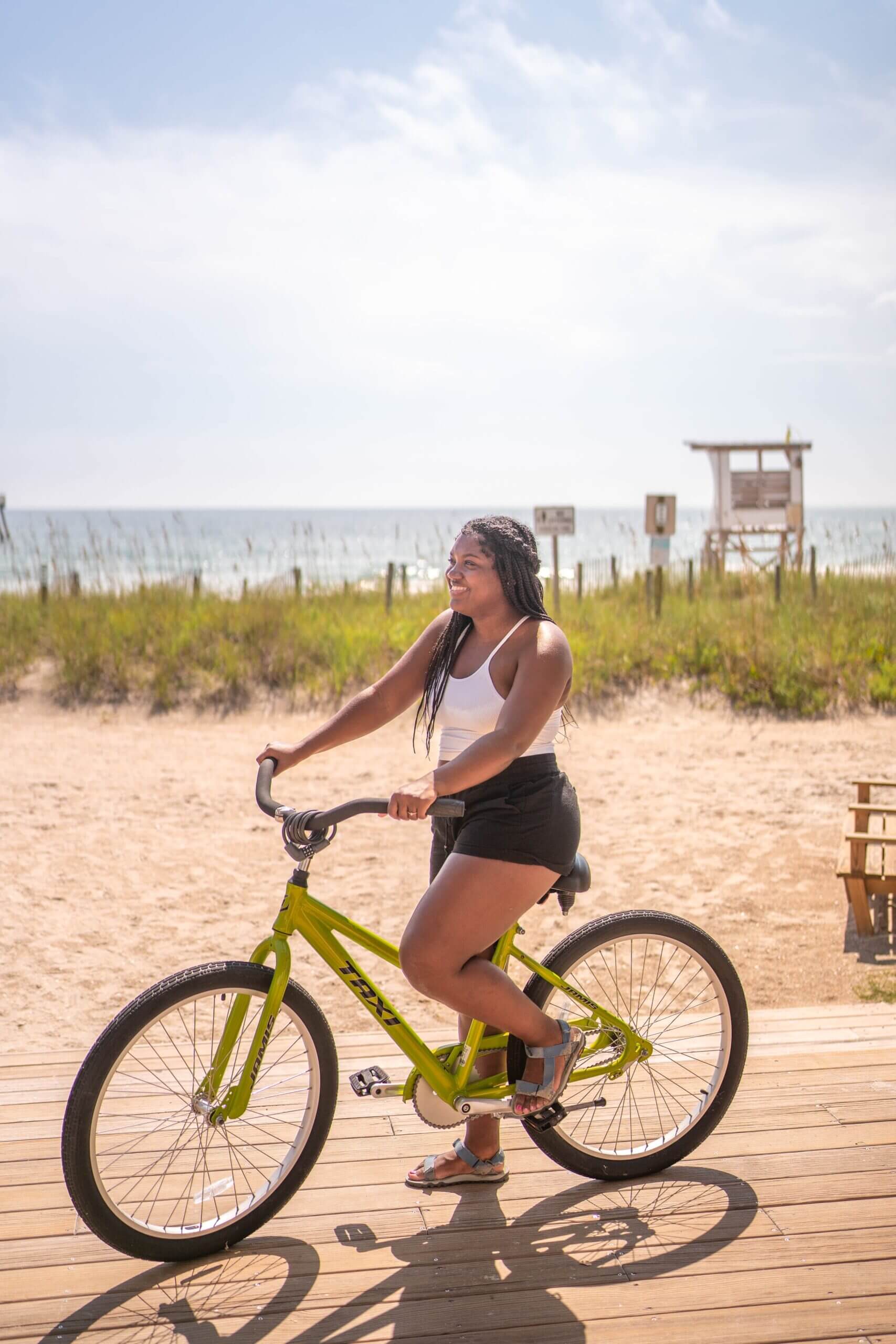 biking on wrightsville beach
